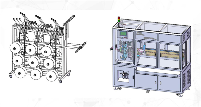自動(dòng)排線貼美紋紙